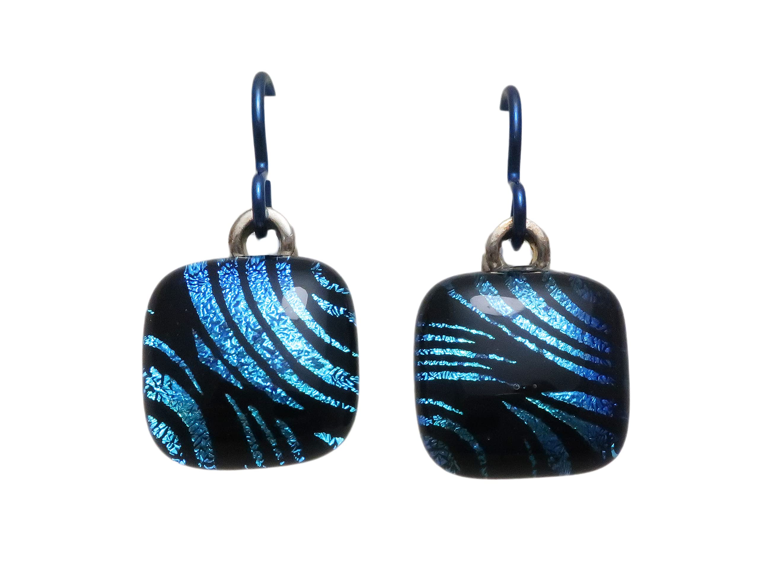 Algopix Similar Product 10 - cute mini Turquoise Blue Waves Pattern