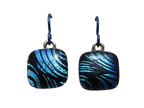 Algopix Similar Product 14 - cute mini Turquoise Blue Waves Pattern