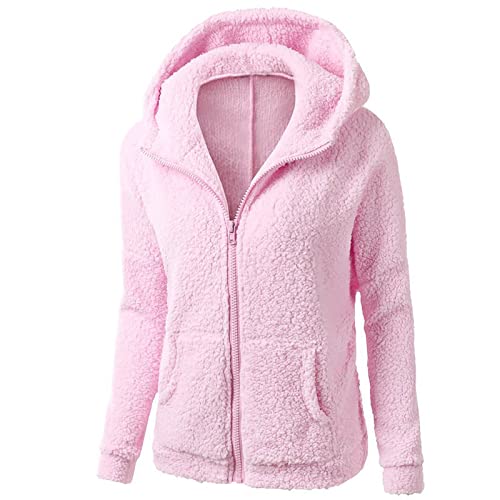 Algopix Similar Product 6 - gbyLJF Womens Fuzzy Fleece Hoodie Full