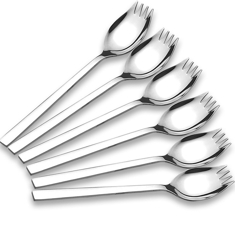 Algopix Similar Product 10 - WEKTUNAA 6pack Stainless Steel Sporks