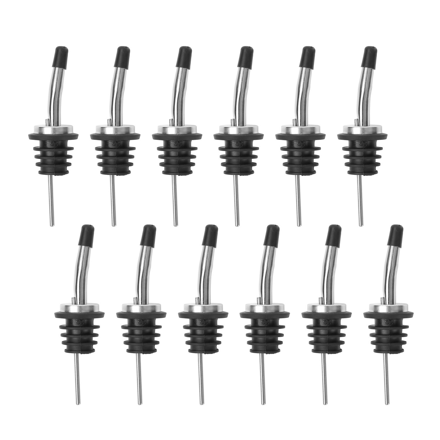 Algopix Similar Product 4 - AOZITA 12 Pack Classic Bottle Pourers