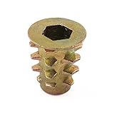 Algopix Similar Product 9 - Type D Threaded Wood Insert Nuts Zinc