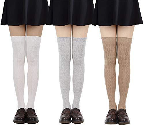 Algopix Similar Product 12 - Leg Warmers Womens Over the Knee High