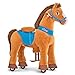 Algopix Similar Product 11 - Pony Cycle Riding Brown with White Hoof