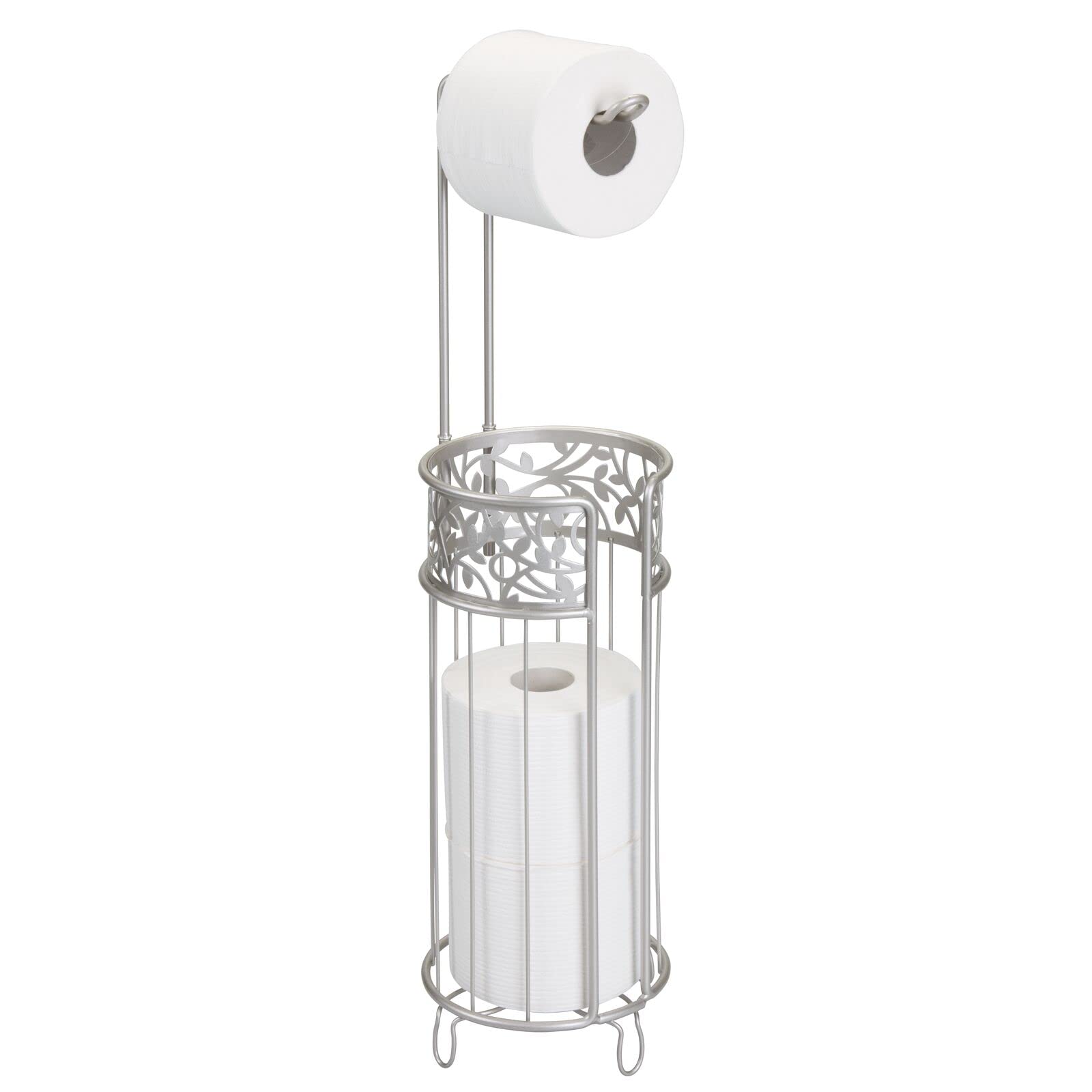 Algopix Similar Product 8 - mDesign Steel Toilet Paper Roll Stand