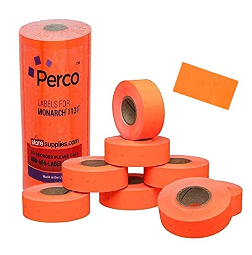 Algopix Similar Product 8 - Fluorescent Red Pricing Labels for
