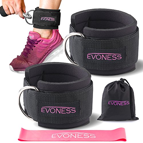 Algopix Similar Product 2 - Ankle Straps for Cable Machines and