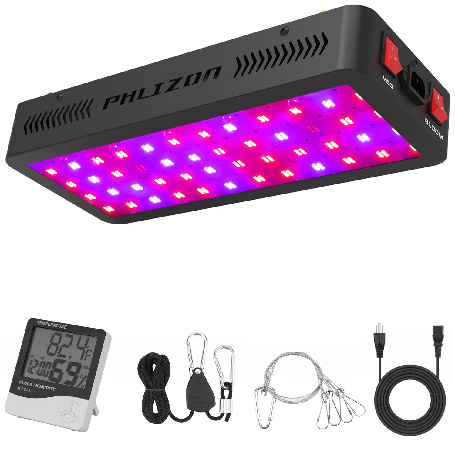 Algopix Similar Product 4 - Phlizon Upgraded 600W LED Plant Grow