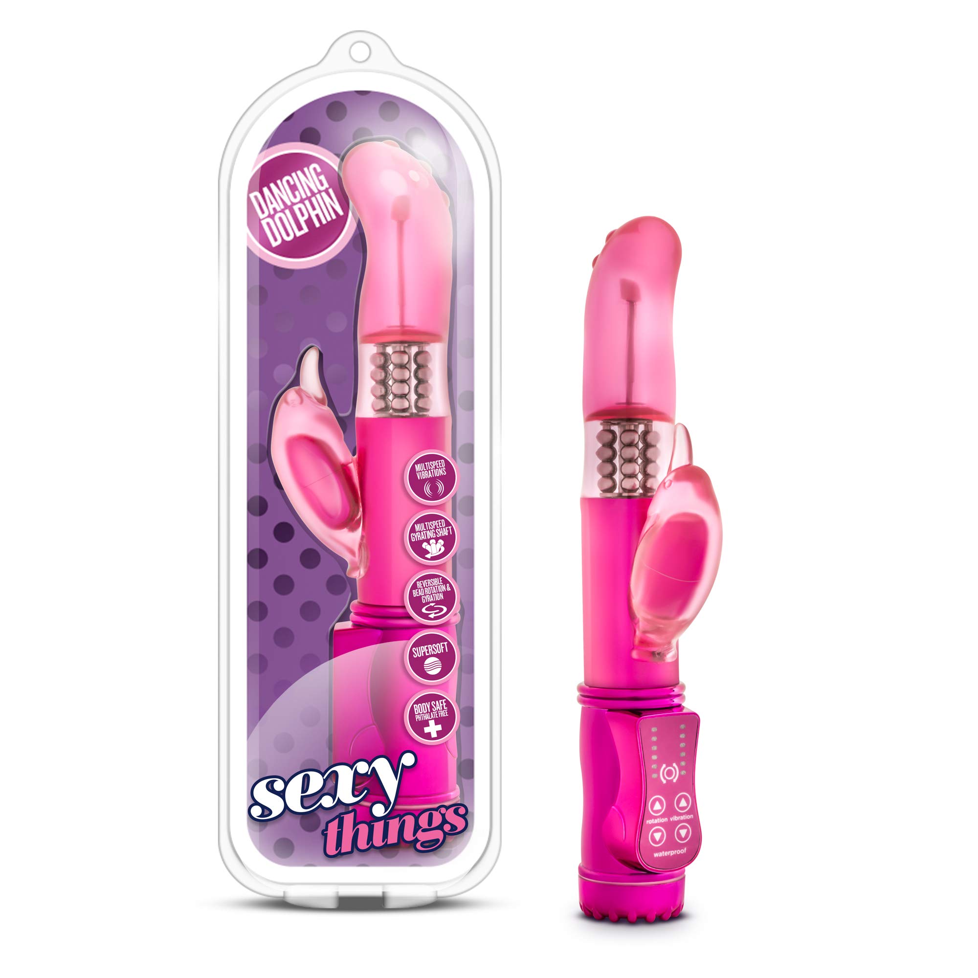 Algopix Similar Product 2 - Sexy Things - Dancing Dolphin - Fuchsia
