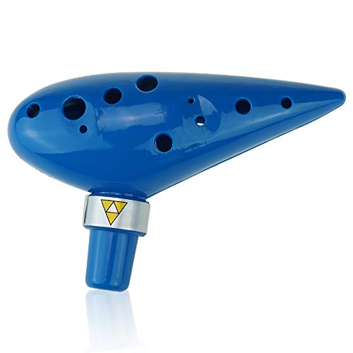 Algopix Similar Product 6 - Ocarina of Time 12 Hole Plastic Zelda