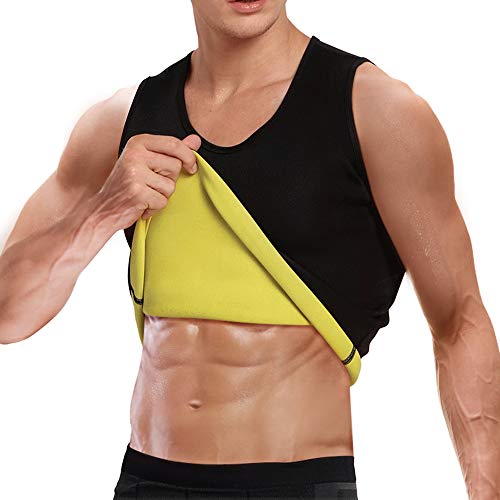 Algopix Similar Product 19 - Cimkiz Mens Sauna Vest Sweat Body
