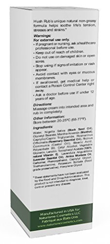Algopix Similar Product 3 - HUSH RUB muscle relaxer 34 oz  Pain