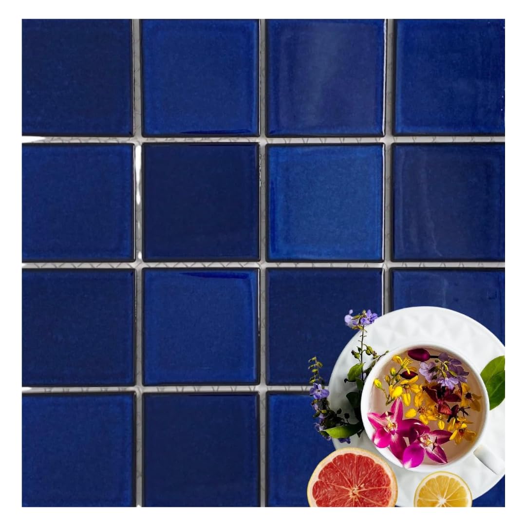 Algopix Similar Product 4 - Tenedos Premium Quality 3x3 Cobalt Blue