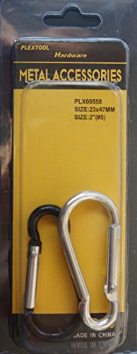 Algopix Similar Product 10 - Plextool Carabiner Keychain 2 2pcs 