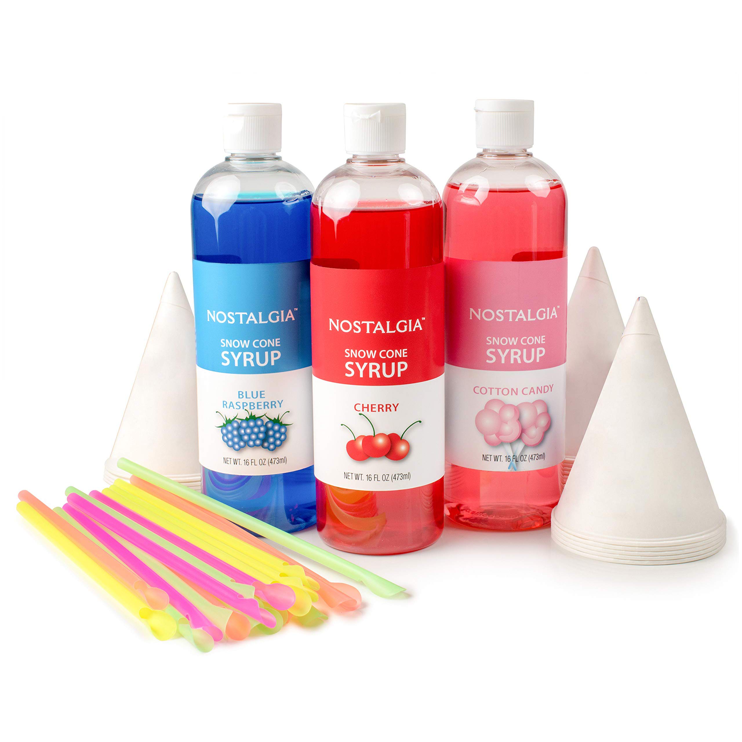 Algopix Similar Product 12 - Nostalgia Premium Snow Cone Party Kit