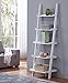 Algopix Similar Product 7 - White Finish 5 Tier Bookcase Shelf