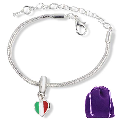 Algopix Similar Product 8 - Italy Flag  Italian Flag Bracelet for