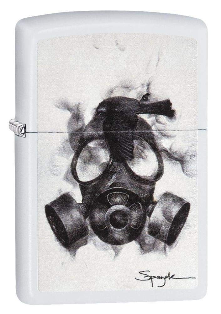 Algopix Similar Product 11 - Zippo Spazuk Gas Mask Design Pocket