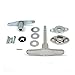 Algopix Similar Product 9 - Garage Door Lock T Handle Assembly