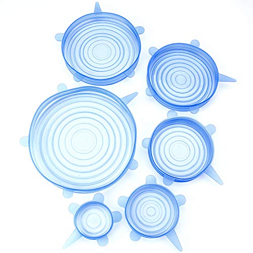 Algopix Similar Product 6 - Silicone Stretch Lids 6 Pack  Bowl