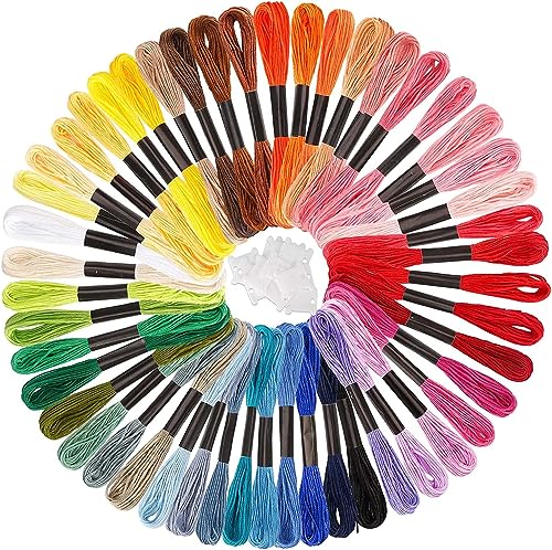 Algopix Similar Product 6 - Caydo Embroidery Floss 50 Skeins