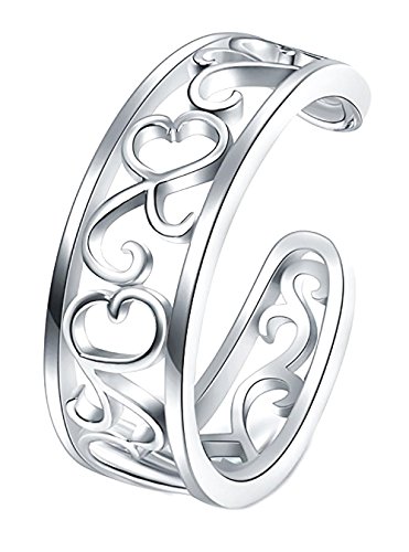 Algopix Similar Product 7 - BORUO 925 Sterling Silver Toe Ring
