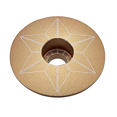 Algopix Similar Product 15 - Supacaz Star Capz SHIS Anodized Gold