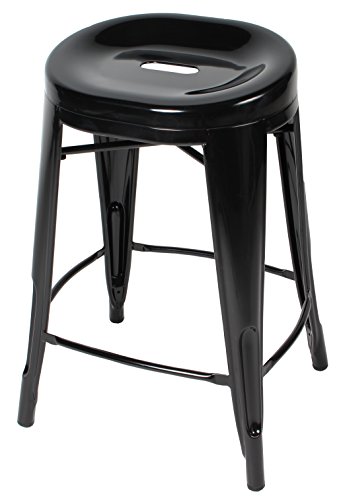 Algopix Similar Product 8 - 24 Stackable Metal Stools with Curved
