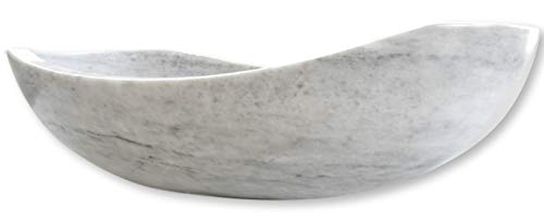 Algopix Similar Product 19 - Polished Marble Bathroom Vessel Sink