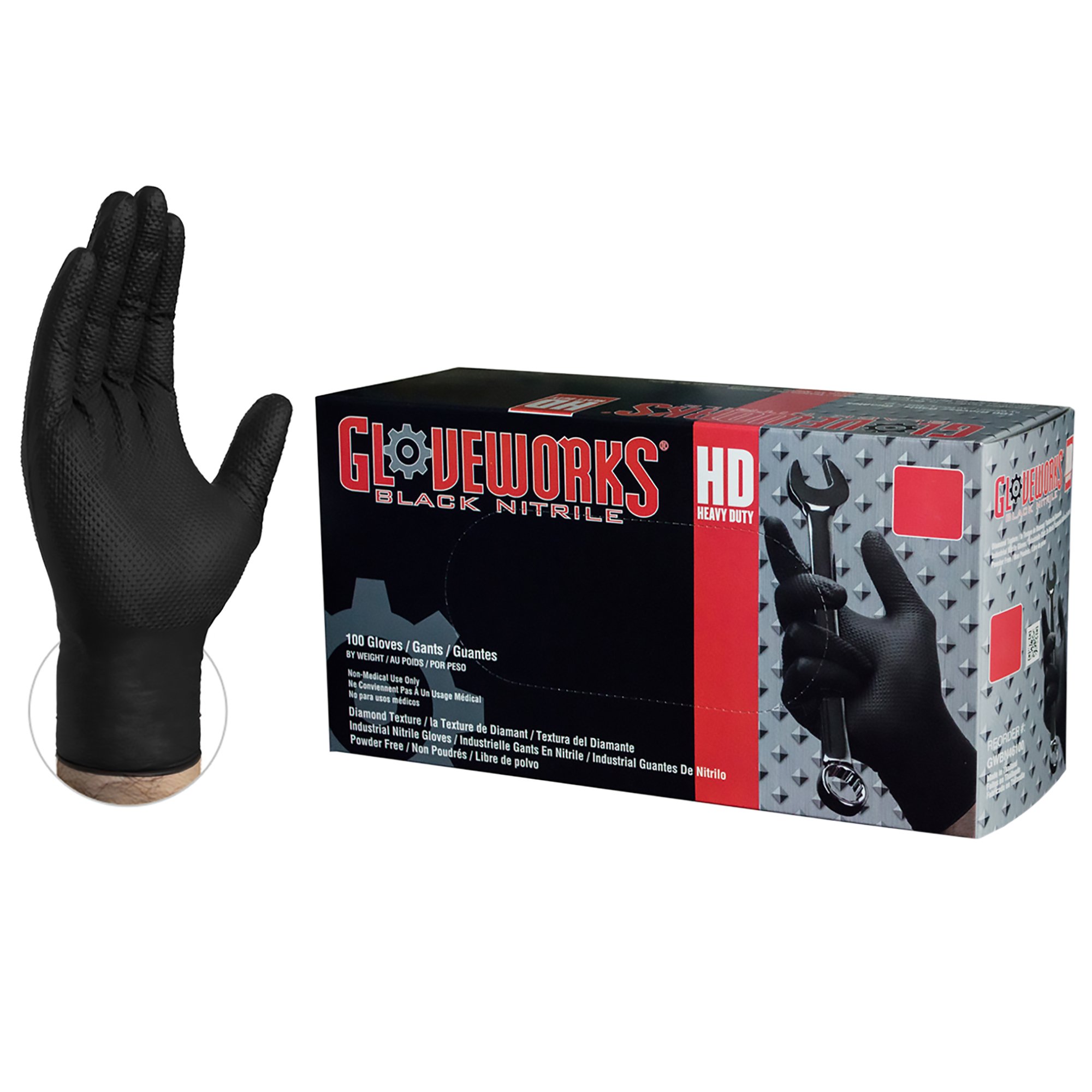 Algopix Similar Product 11 - Gloveworks Nitrile Disposable Gloves