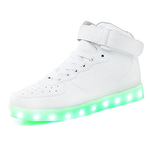 Algopix Similar Product 5 - Teemway LED Sneakers USB Charge LED