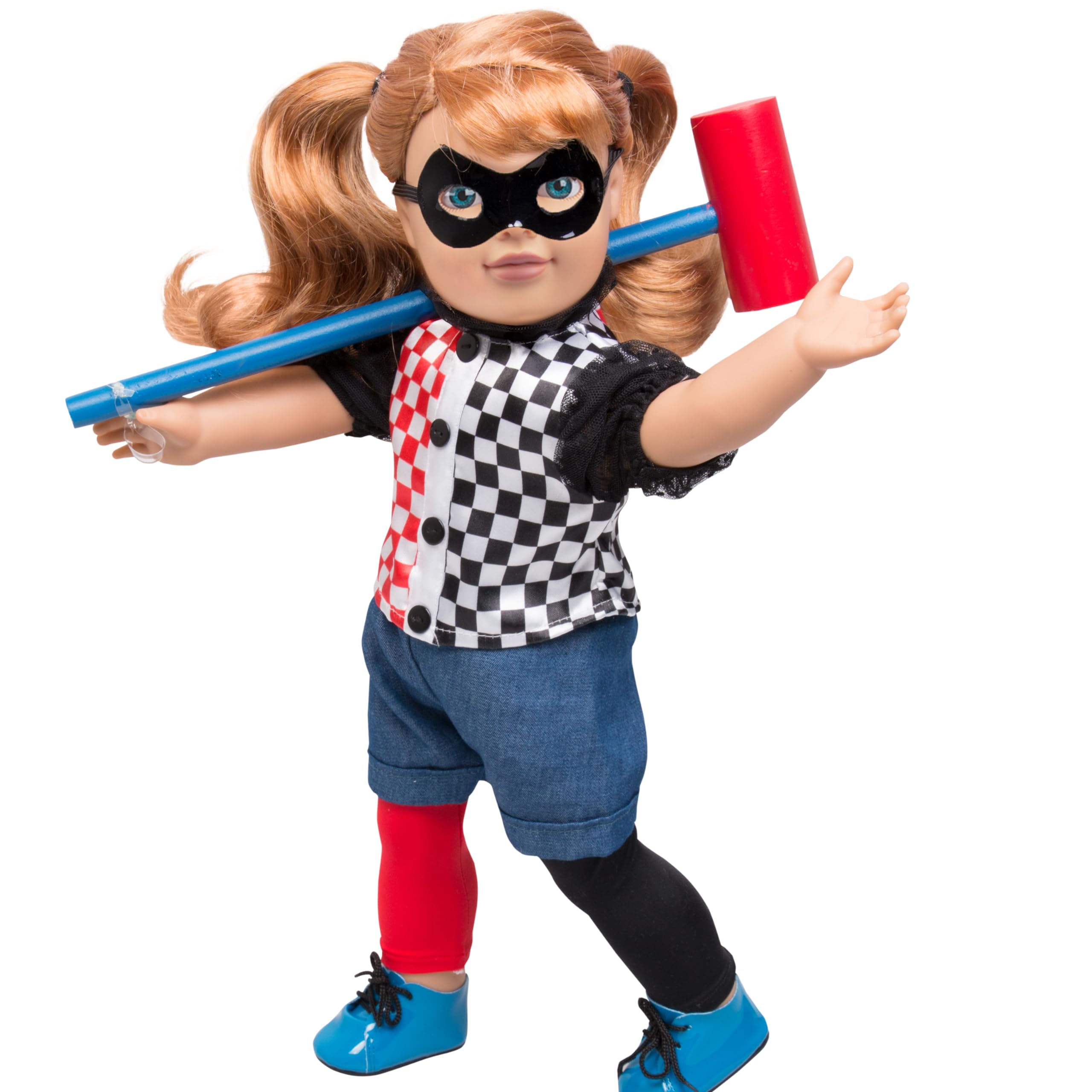 Algopix Similar Product 2 - Dress Along Dolly Harley Quinn Inspired