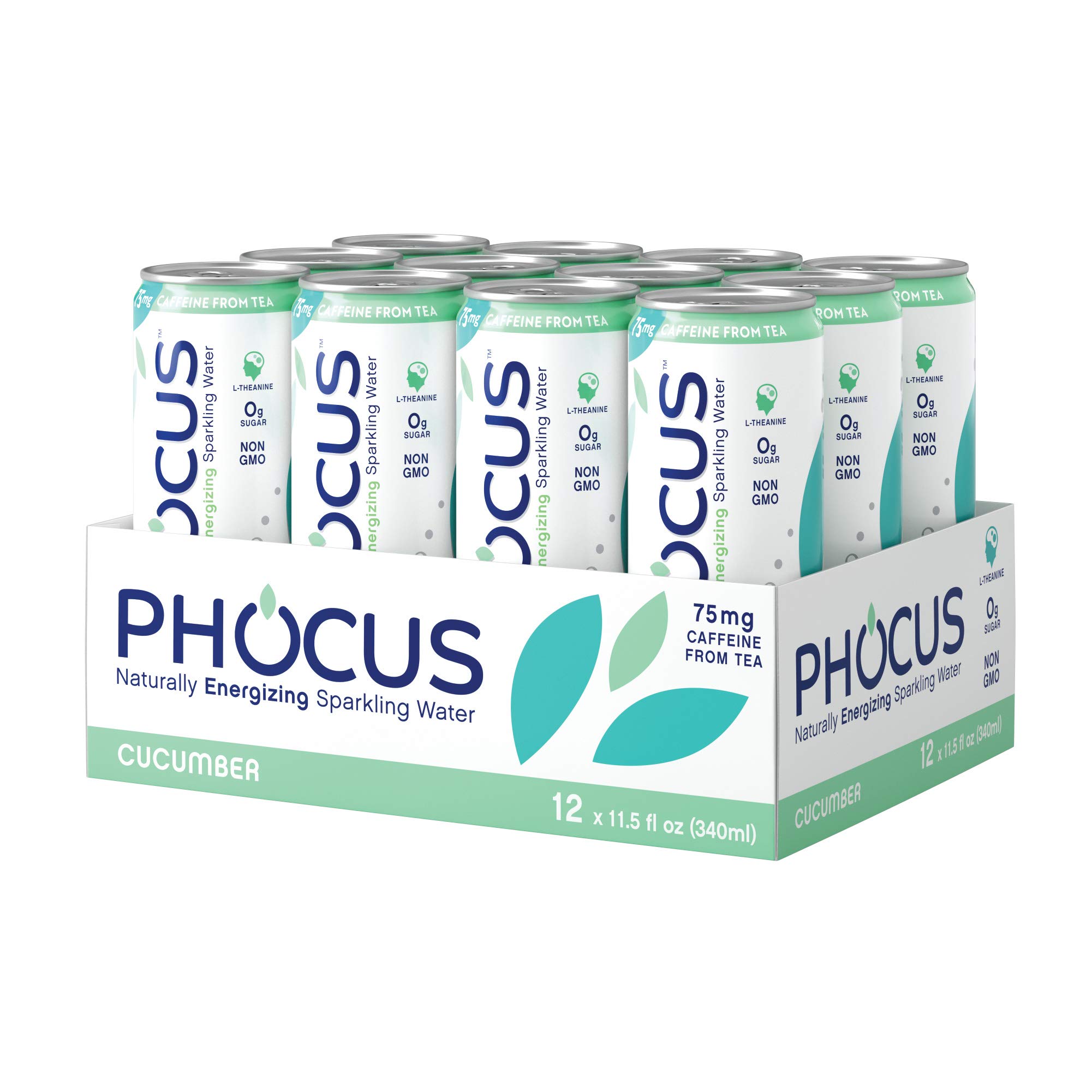 Algopix Similar Product 3 - Phocus Caffeinated Sparkling Water