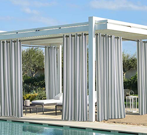 Algopix Similar Product 13 - Outdoor Dcor Coastal Stripe 96 Cabana