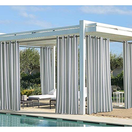 Algopix Similar Product 5 - Outdoor Dcor Coastal Stripe 84 Cabana