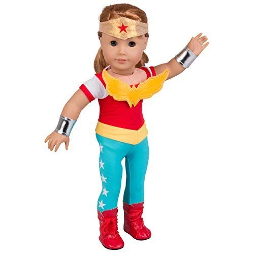 Algopix Similar Product 9 - Wonder Woman Inspired Doll Outfit 5
