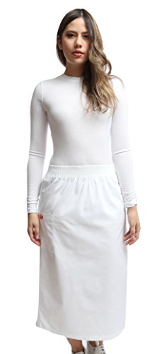 Algopix Similar Product 11 - Apple Cargo Pockets Scrub Skirt