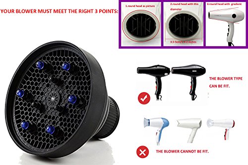 Algopix Similar Product 4 - Hair Dryer Diffuser Silicone Drying