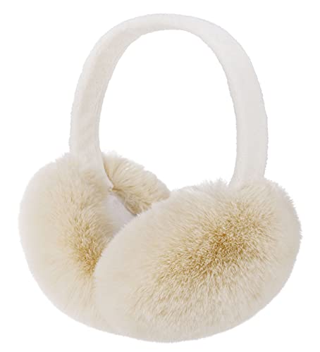 Algopix Similar Product 6 - Livingston Cream Ear Muffs Winter Women