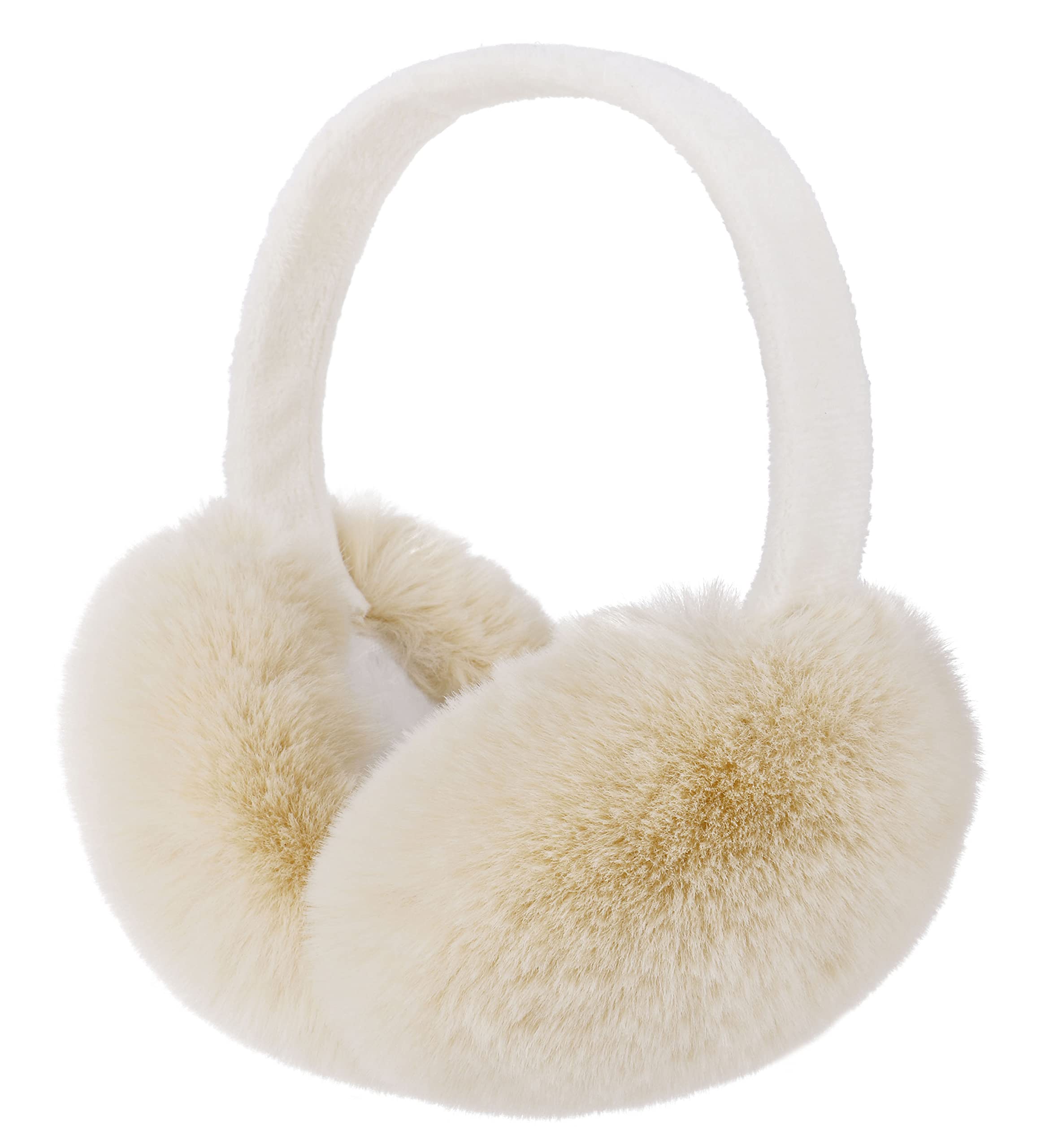 Algopix Similar Product 15 - Livingston Cream Ear Muffs Winter Women