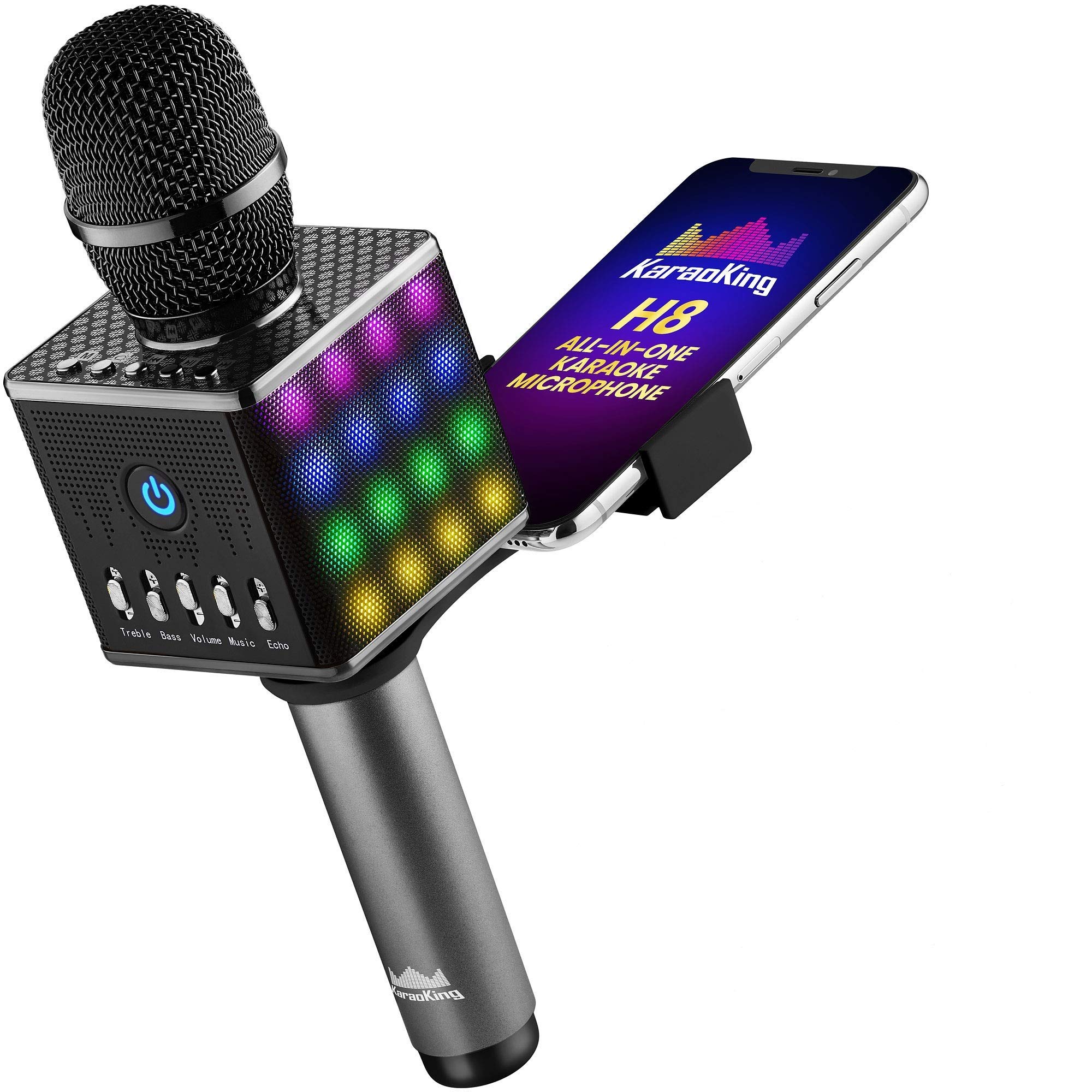 Algopix Similar Product 7 - KaraoKing Wireless Bluetooth Karaoke