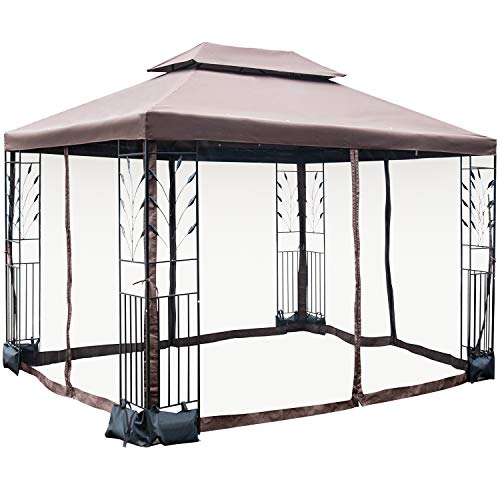 Algopix Similar Product 9 - FDW 12X 10 Outdoor Gazebo Steel Frame