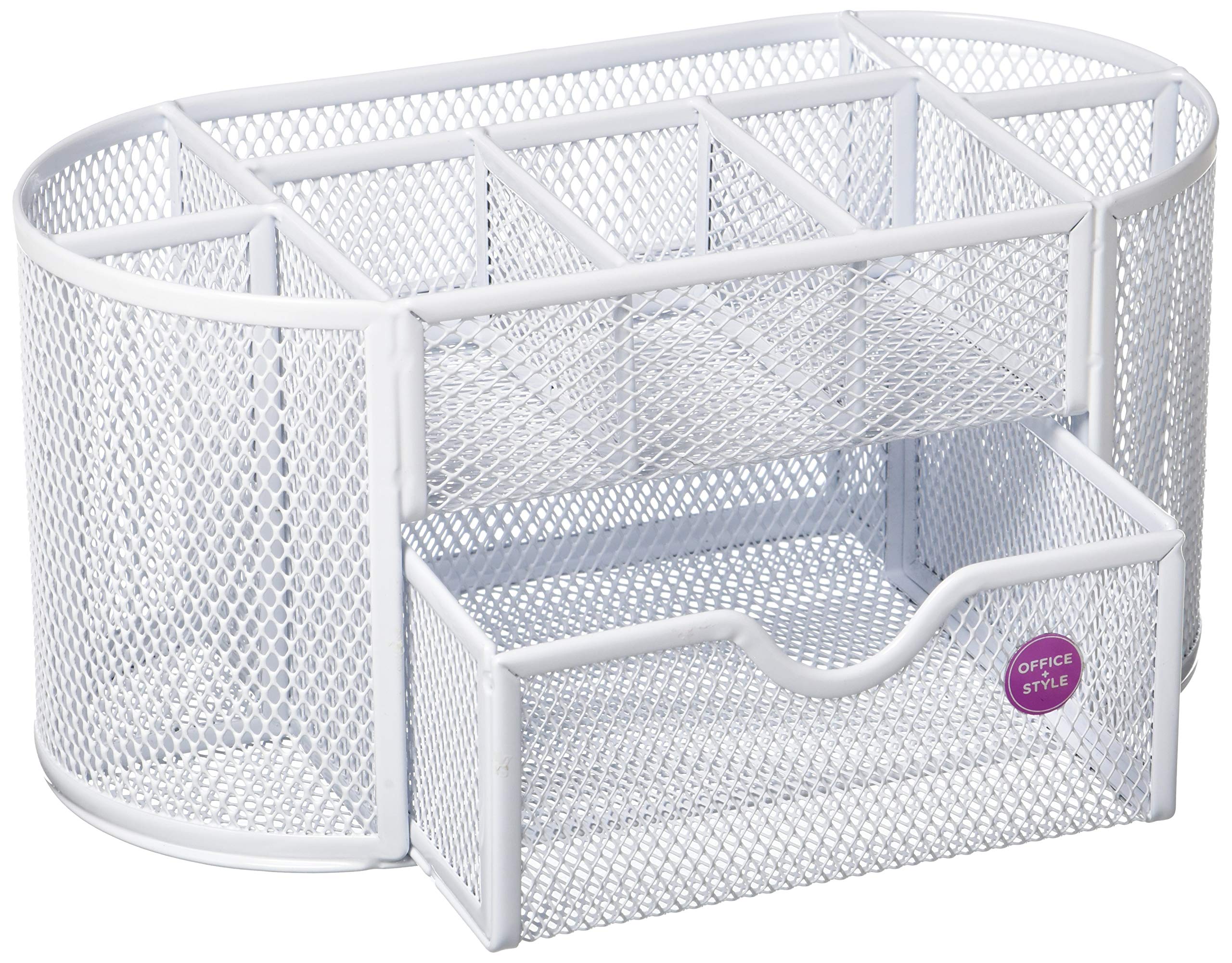 Algopix Similar Product 19 - Oval Mesh Desk Organizer 9