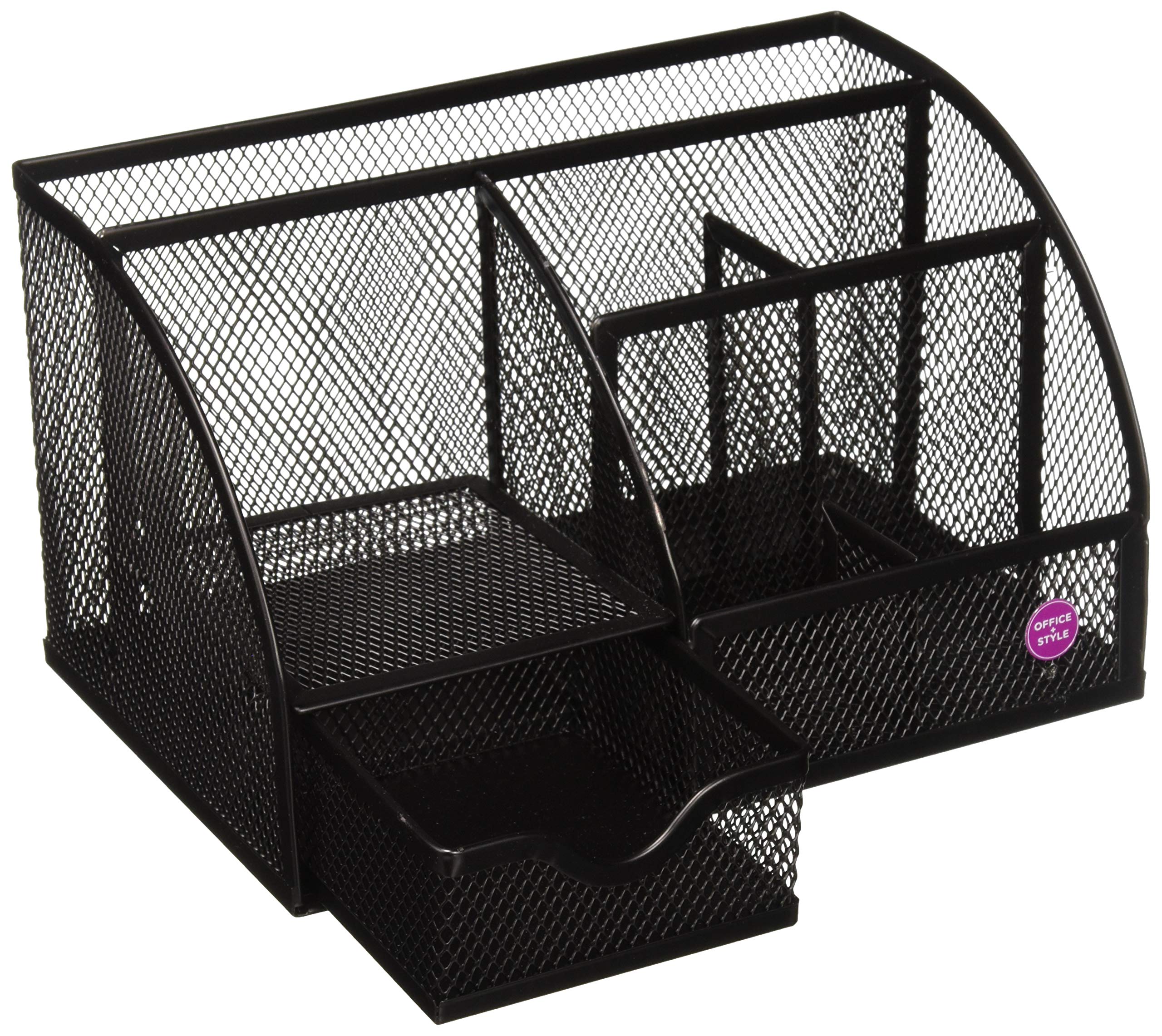 Algopix Similar Product 8 - Mesh Desk Organizer 5 Compartments