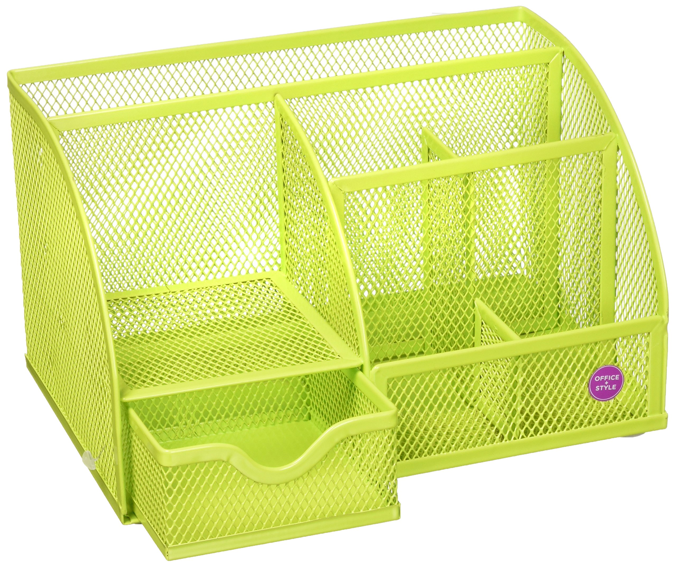 Algopix Similar Product 5 - Mesh Desk Organizer 7 Compartments for