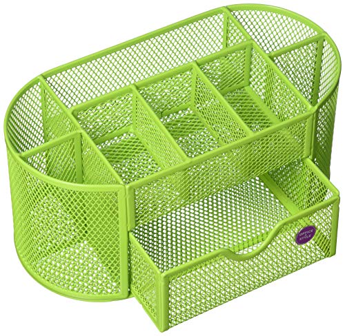 Algopix Similar Product 17 - Oval Mesh Desk Organizer 9