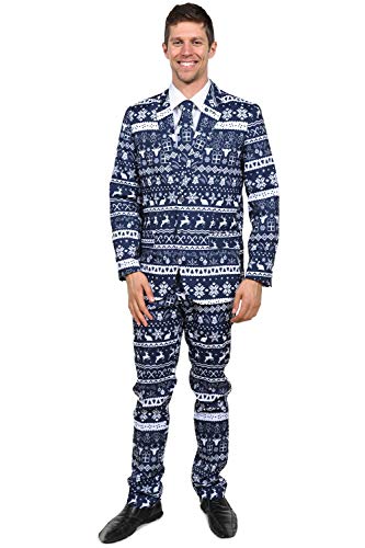 Algopix Similar Product 11 - Tipsy Elves Mens Christmas Fair Isle
