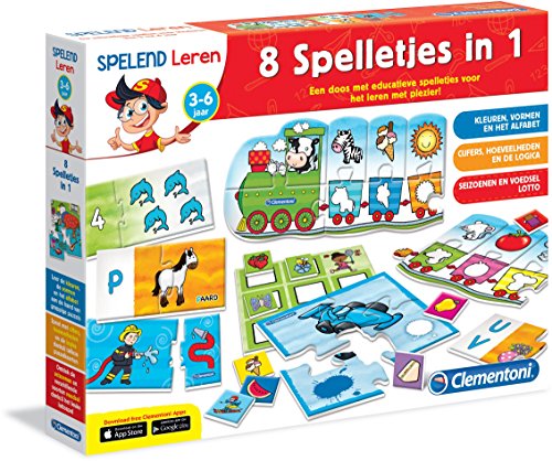 Algopix Similar Product 16 - Clementoni 0619251 Educational 8 Games