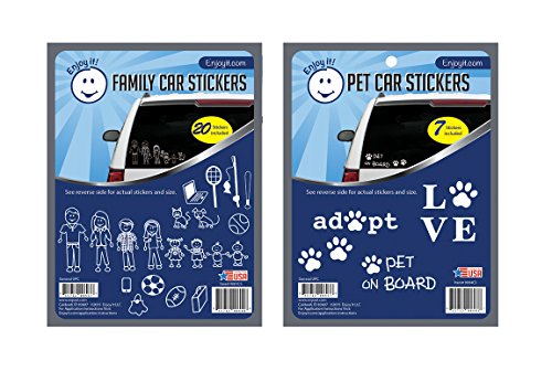 Algopix Similar Product 10 - Enjoy It Family Car Sticker 2Pack