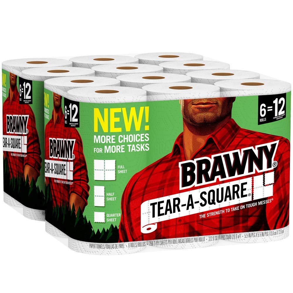 Algopix Similar Product 20 - Brawny Paper Towels 12 Count Rolls
